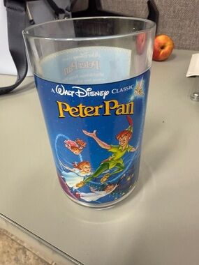 Walt Disney Peter Pan Burger King Glass - Blue